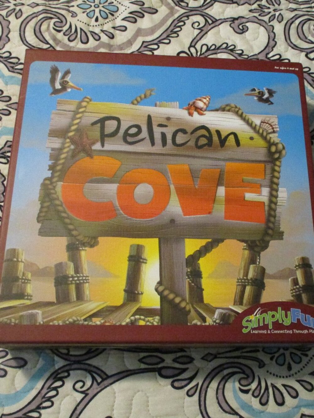 Pelican Cove Board Game with components